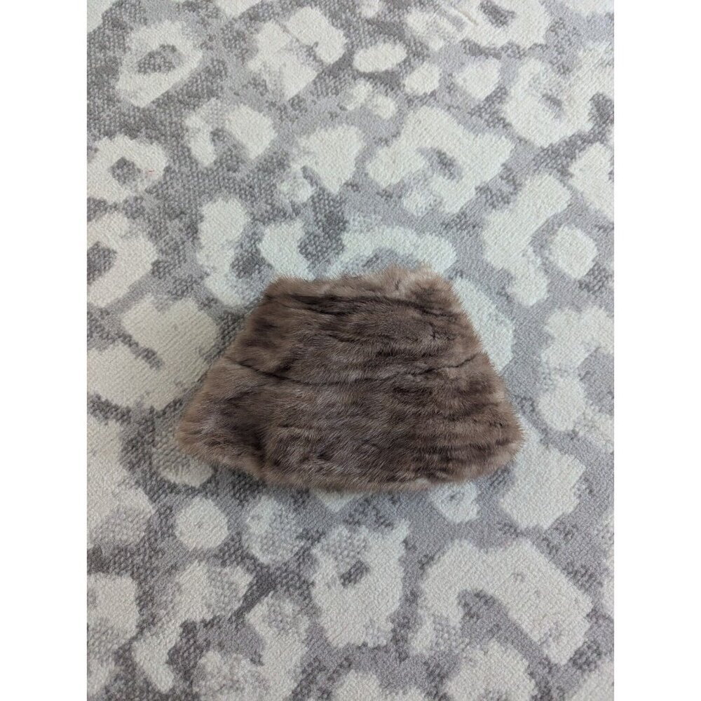 The Bon Marche Vintage Genuine Mink Fur Hat - Picture 10 of 10